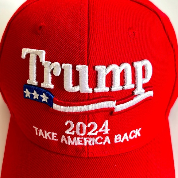 New Red 2024 President Donald Trump Rally Hat Take America Back Baseball Cap - Picture 2 of 5